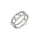 MICHAEL M Fashion Rings Cloud Stacked Ring