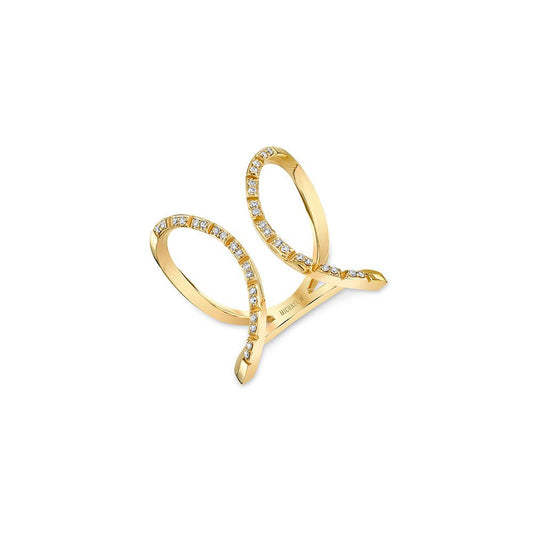 Double Open Circle Eternity Ring