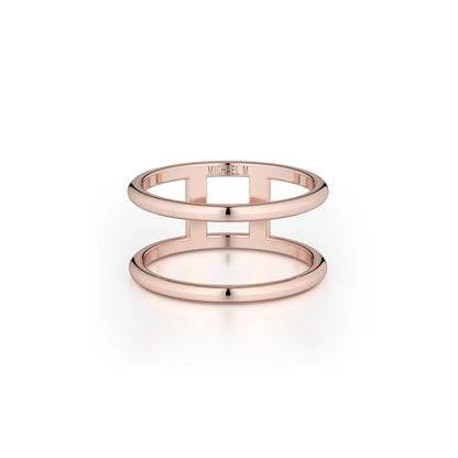 Solid Double Band Ring