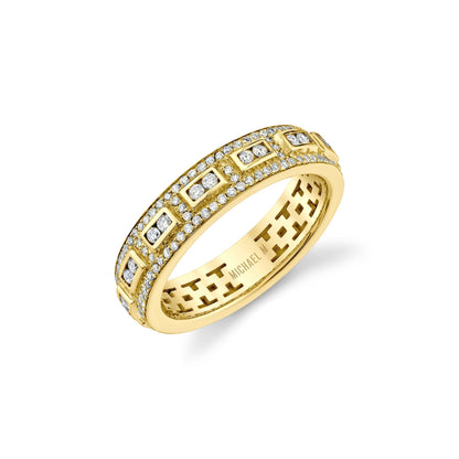 Europa Geo Pavé Band