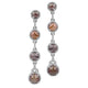 Multi-Colored Diamond Drop Earrings
