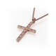 Box Diamond Cross Pendant