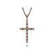 Box Diamond Cross Pendant
