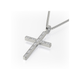 Box Diamond Cross Pendant