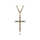 Box Diamond Cross Pendant
