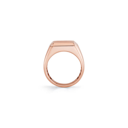 Mens Block Signet Ring