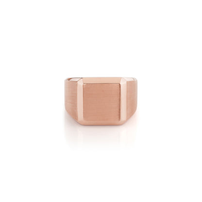 MICHAEL M Men's Mens Block Signet Ring