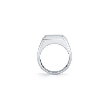 Mens Block Signet Ring