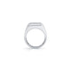 Mens Block Signet Ring