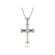 Single Diamond Cross Pendant