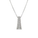 MICHAEL M Necklaces 14K White Gold Europa Flare Pendant P398-14KWG