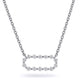 MICHAEL M Necklaces Cloud Pavé Link Necklace