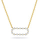 MICHAEL M Necklaces Cloud Pavé Link Necklace