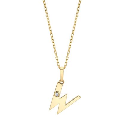 Deco Initial Pendant