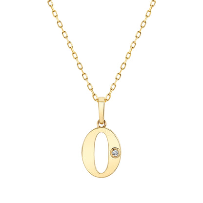 Deco Initial Pendant