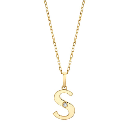 Deco Initial Pendant