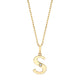 Deco Initial Pendant