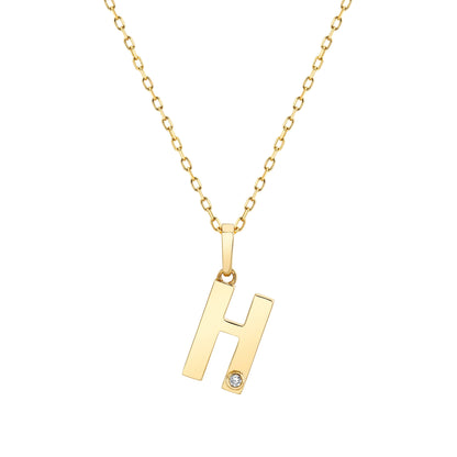 Deco Initial Pendant