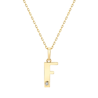 Deco Initial Pendant