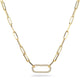 MICHAEL M Necklaces Small Pavé Link Necklace