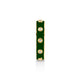MICHAEL M Rings 14k Yellow Gold / Green Chroma Extruded Bezel Ring F483