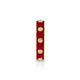 MICHAEL M Rings 14k Yellow Gold / Magenta Chroma Extruded Bezel Ring F483