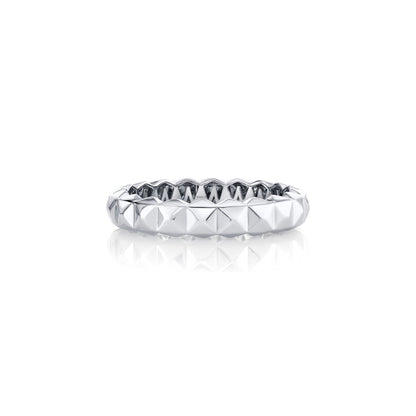 Silver Men's 3D Tetra Band
