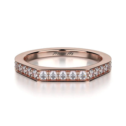 MICHAEL M Wedding Bands 18K Rose Gold Wedding band R697B R697BRG