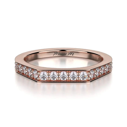 MICHAEL M Wedding Bands 18K Rose Gold Wedding band R697B R697BRG