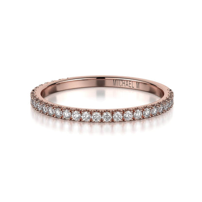 MICHAEL M Wedding Bands 18K Rose Gold Wedding band R742B