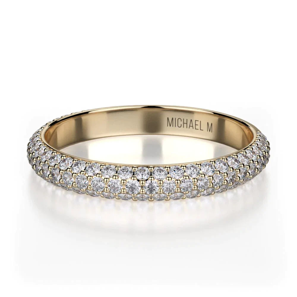 MICHAEL M Wedding Bands 18K Yellow Gold Wedding band R699B R699BYG