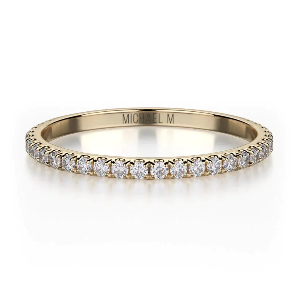 MICHAEL M Wedding Bands 18K Yellow Gold Wedding band R706B R706BYG
