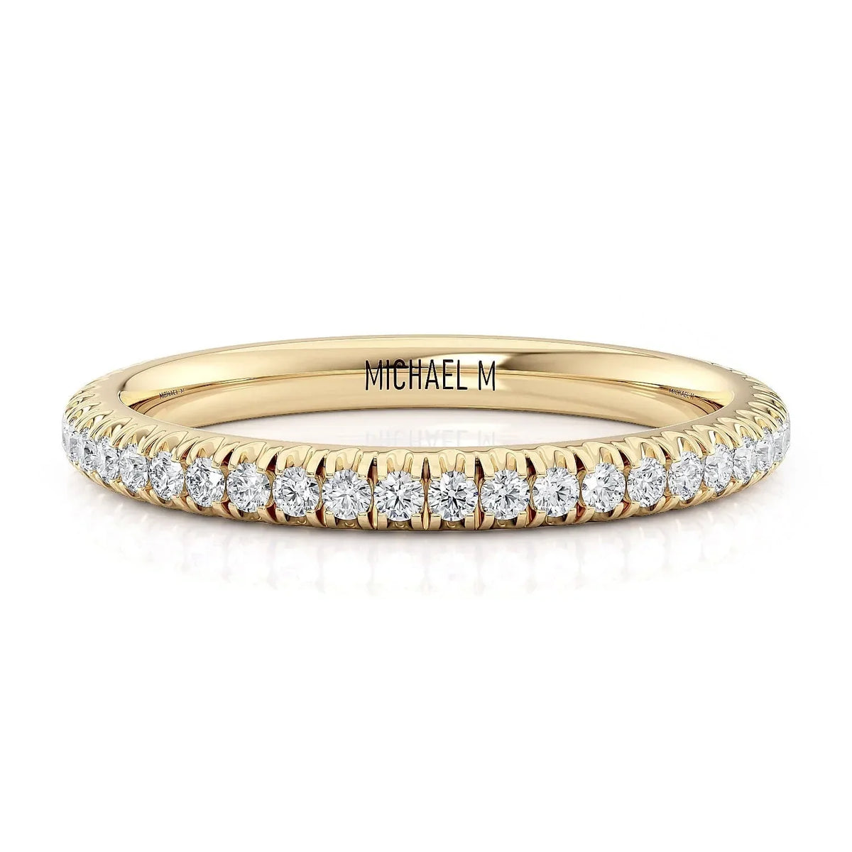 MICHAEL M Wedding Bands Yellow Gold Wedding band R371B2 R371B2YG