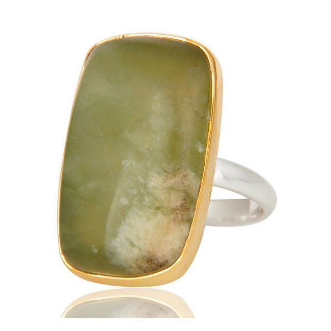 Serpentine Ring In Mixed Metal