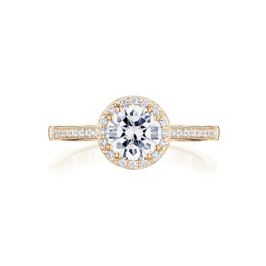Round Bloom Engagement Ring