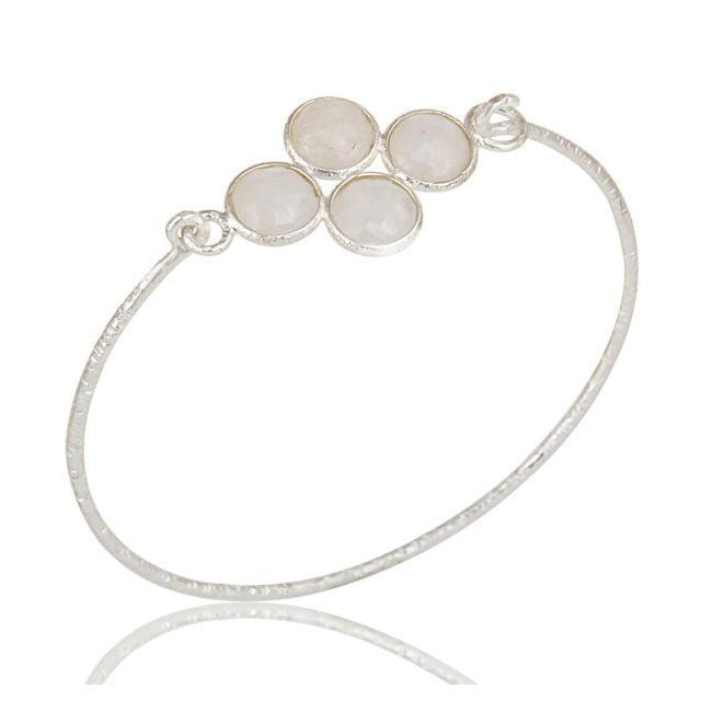 Portofino Bangle Bracelet In Reclaimed Sterling Silver