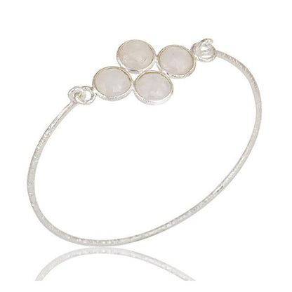 Portofino Bangle Bracelet In Reclaimed Sterling Silver