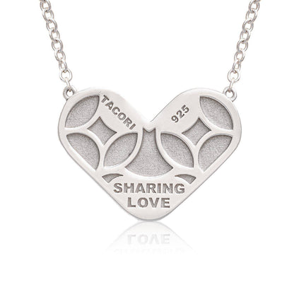 American Cancer Society Sharing Love Necklace in 18kt White Gold - TACORI