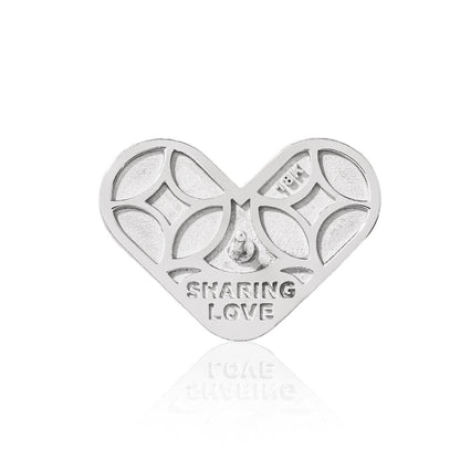 American Cancer Society Sharing Love Pin in 18kt White Gold - TACORI