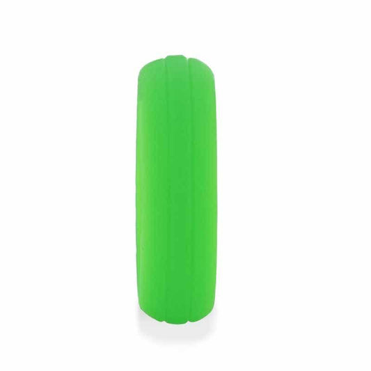 CLOVER Dual Groove Silicone Ring for Men and Women Green Comfort Fit Hypoallergenic Thorsten - 8mm