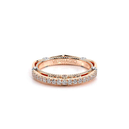 Verragio Halo Round Wedding Band
