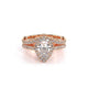 Verragio Halo Pear Engagement Ring