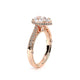 Verragio Halo Pear Engagement Ring