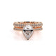 Verragio Halo Pear Engagement Ring