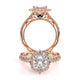 Verragio Halo Princess Engagement Ring