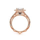 Verragio Halo Princess Engagement Ring