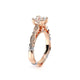 Verragio Vintage Princess Engagement Ring