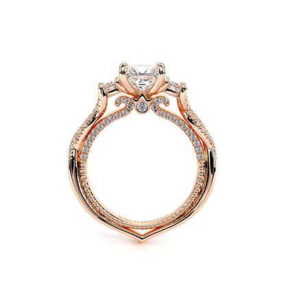 Verragio Three-Stone Princess Engagement Ring