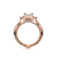Verragio Three-Stone Princess Engagement Ring