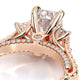 Verragio Three-Stone Emerald Engagement Ring